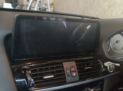 Finished installation with the 12.3-inch screen in place