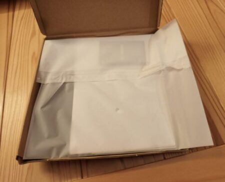 Unboxing: the sheet comes in an anti-static bag