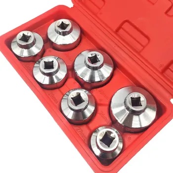 Seven-piece oil filter socket set including 32 mm on AliExpress