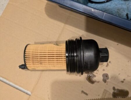 New filter in the housing