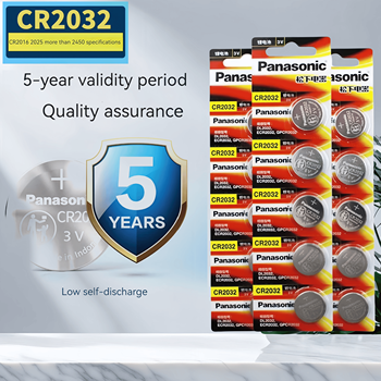 Panasonic CR2032 3V lithium coin cells multipack on AliExpress