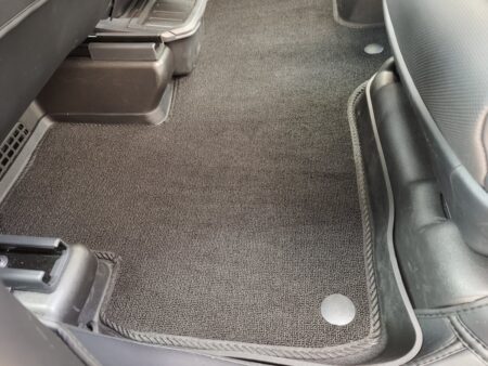 The second row carpet mats after two months of use