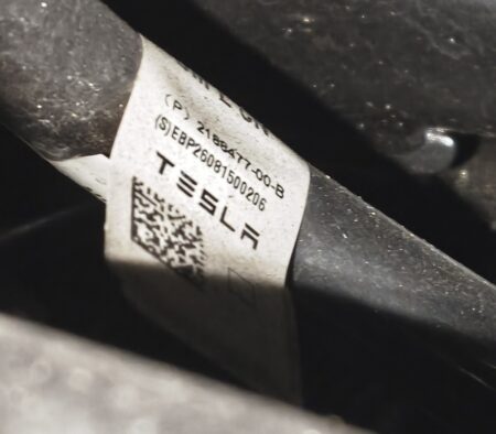 The other Model YL rear spring label showing the same part number