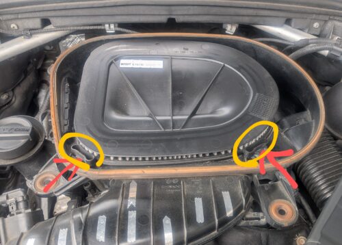 f25 air cleaner replace