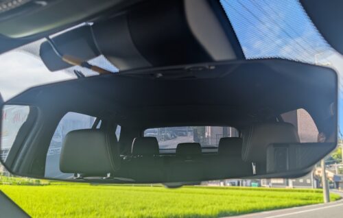 BMW X3 F25 ルームミラー カバー装着