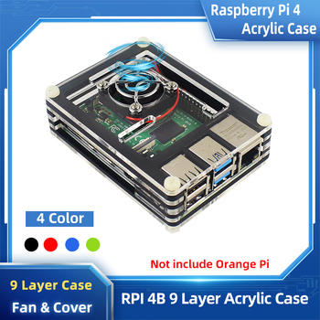 Raspberry Pi 4 ファン付きアクリルケース